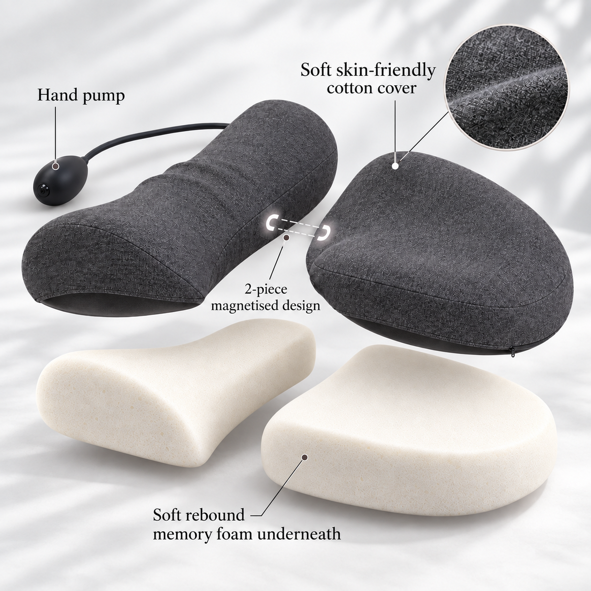 Mayvlo Duo Support Pillow